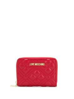 Love Moschino стеганый кошелек с логотипом