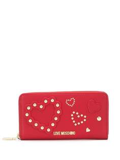 Love Moschino кошелек с заклепками