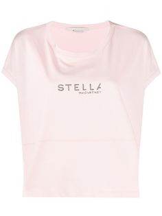 Stella McCartney футболка свободного кроя с логотипом