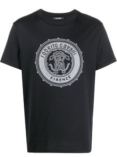 Roberto Cavalli футболка с логотипом