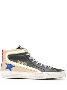Golden Goose высокие кеды Slide