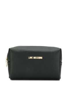 Love Moschino косметичка на молнии с логотипом