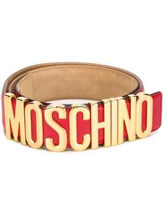Moschino ремень с бляшкой-логотипом