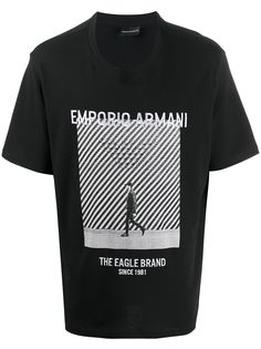 Emporio Armani футболка с фотопринтом