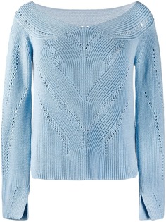 Ermanno Scervino джемпер с вырезом-лодочкой