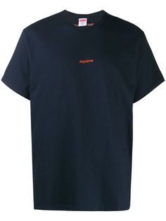 Supreme футболка с вышивкой
