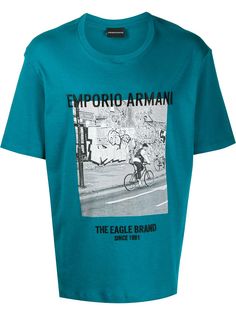 Emporio Armani футболка с фотопринтом