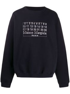 Maison Margiela толстовка с вышивкой