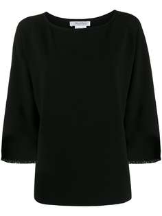 Max Mara топ с бахромой