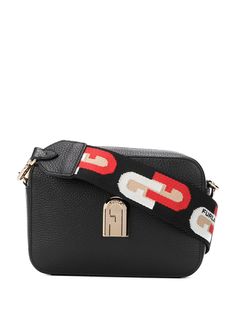 Furla сумка через плечо с металлическим логотипом