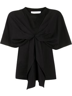 See By Chloé футболка с короткими рукавами и узлом