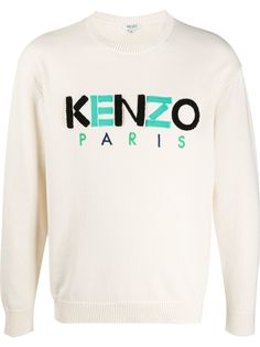 Kenzo джемпер Paris с вышитым логотипом