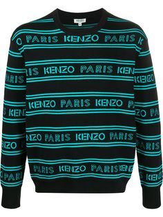 Kenzo свитер с жаккардовым логотипом