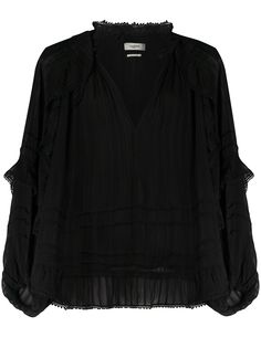 Isabel Marant Étoile блузка с прозрачными рукавами