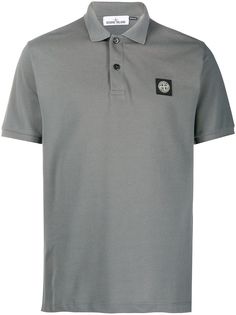 Stone Island рубашка-поло с короткими рукавами и логотипом