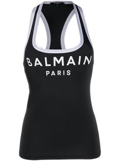Balmain топ танкини с логотипом