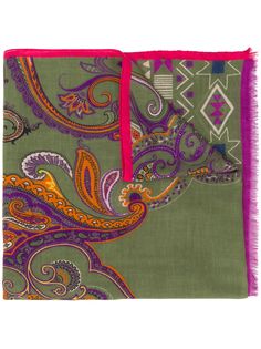 Etro шарф с принтом пейсли