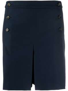 Mulberry шорты с завышенной талией и складками