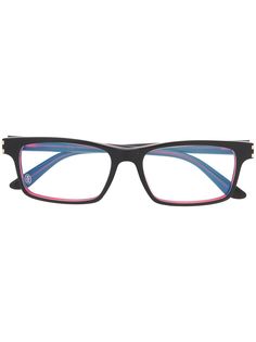 Cartier logo embossed glasses