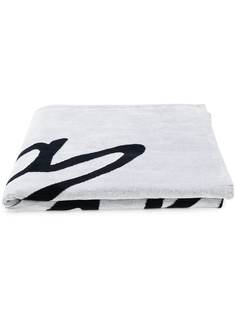 Ermenegildo Zegna пляжное полотенце с логотипом