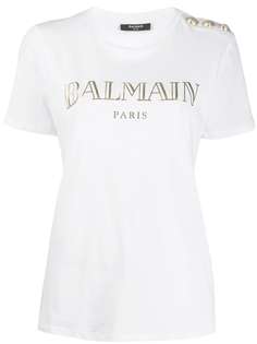Balmain футболка с логотипом
