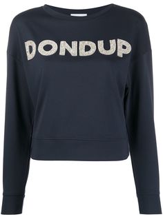 Dondup толстовка с декорированным логотипом