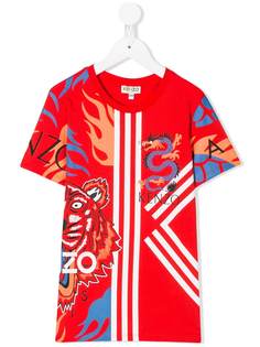 Kenzo Kids Tiger print T-shirt