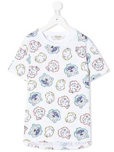 Kenzo Kids all-over Tiger T-shirt