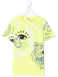 Kenzo Kids Tiger print T-shirt