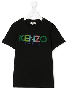 Kenzo Kids logo print T-shirt