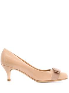 Salvatore Ferragamo туфли-лодочки Carla с бантом