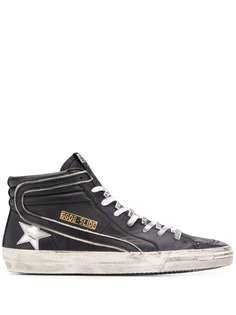 Golden Goose высокие кеды Slide
