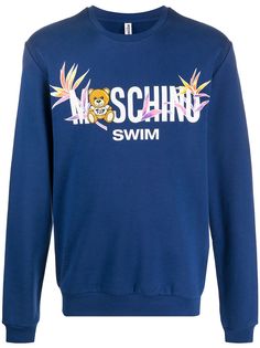 Moschino толстовка с логотипом