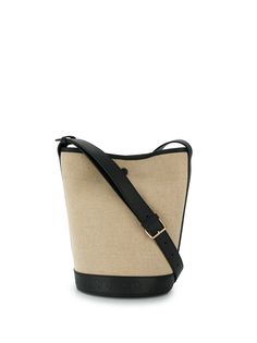 A.P.C. сумка-ведро с контрастной окантовкой