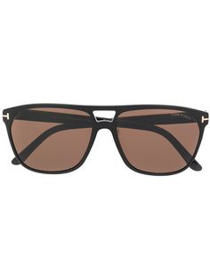Tom Ford Eyewear затемненные солнцезащитные очки в квадратной оправе