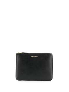 Comme Des Garçons zipped logo pouch