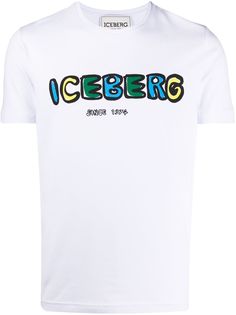 Iceberg футболка с логотипом