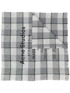 Acne Studios клетчатый шарф