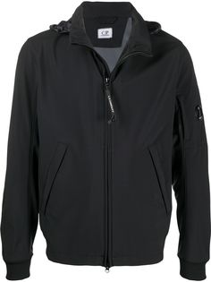 CP Company куртка на молнии с нашивкой-логотипом