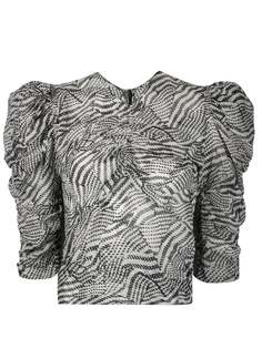 Isabel Marant блузка Eddie с абстрактным принтом