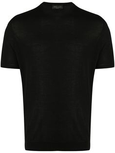 Roberto Collina ribbed trim cotton T-shirt