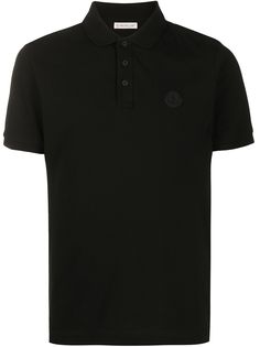 Moncler logo patch polo shirt