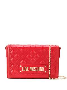 Love Moschino стеганая сумка через плечо с логотипом