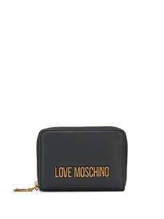 Love Moschino кошелек с металлическим логотипом