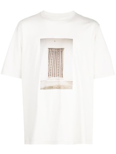 Song For The Mute curtain print T-shirt