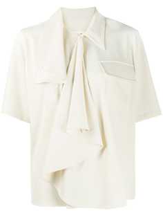 Mm6 Maison Margiela блузка с оборками