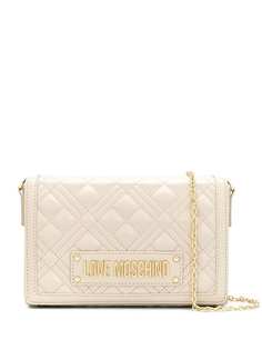 Love Moschino стеганая сумка через плечо с логотипом