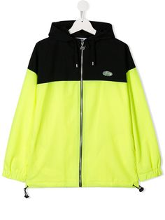Msgm Kids colour-block zipped jacket
