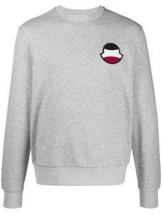 Moncler logo patch sweatshirt