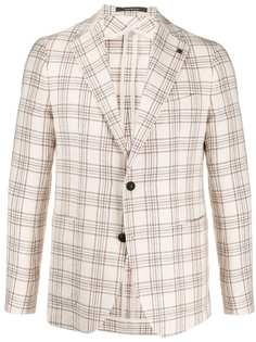 Tagliatore однобортный пиджак в клетку